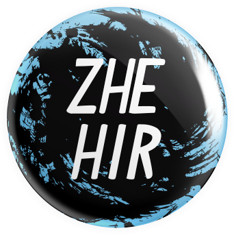 Pronouns - Zhe/Hir Button