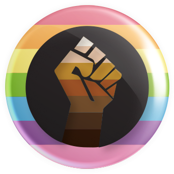 Inclusive BIPOC Pride Button